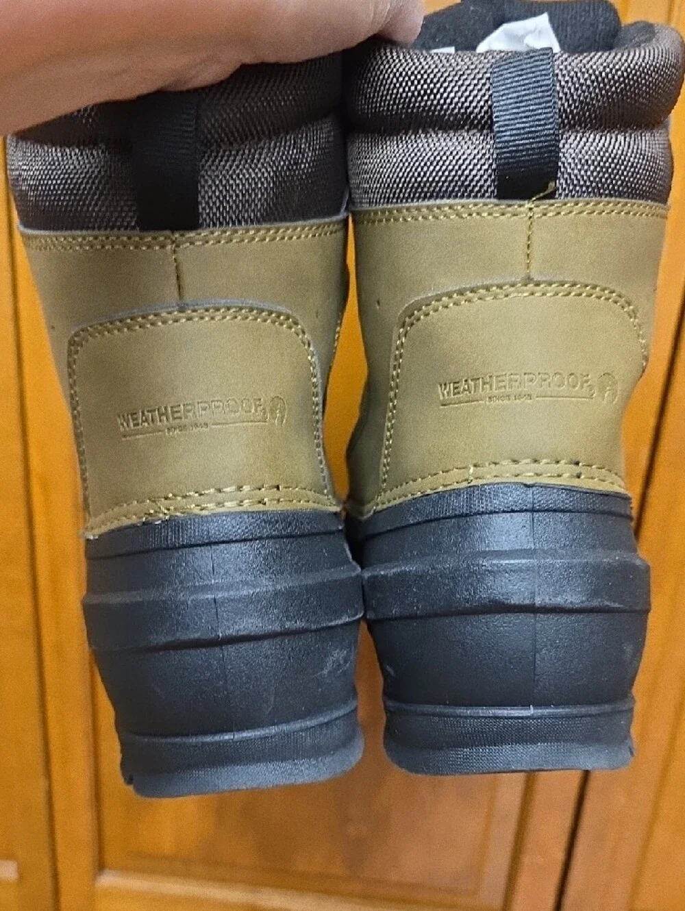 Weatherproof Blake Waterproof Winter Boots 3M Thinsulate Olive Size 12M NEW